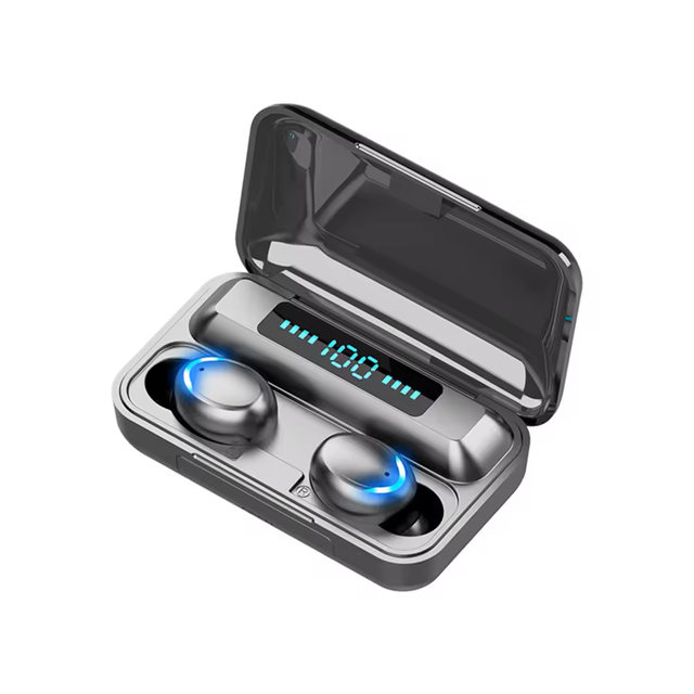 F9 TWS 5.3 In-Ear Wireless Earbuds with LED Display Sports Gaming Headset Airoha Chipset IPX5 Waterproof