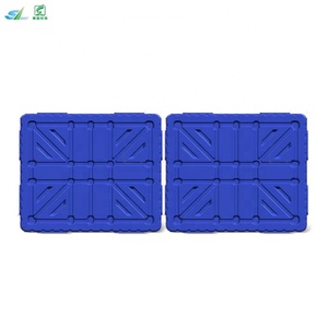 พาเลทโลจิสติกส์แบบกลวงสองด้าน ยี่ห้อ Shunlu ขนาด 1200x1000x150 มม. รับน้ำหนักได้ 2 ตัน (แบบไดนามิก) และ 6 ตัน (แบบคงที่) สีฟ้า - Product Image 4