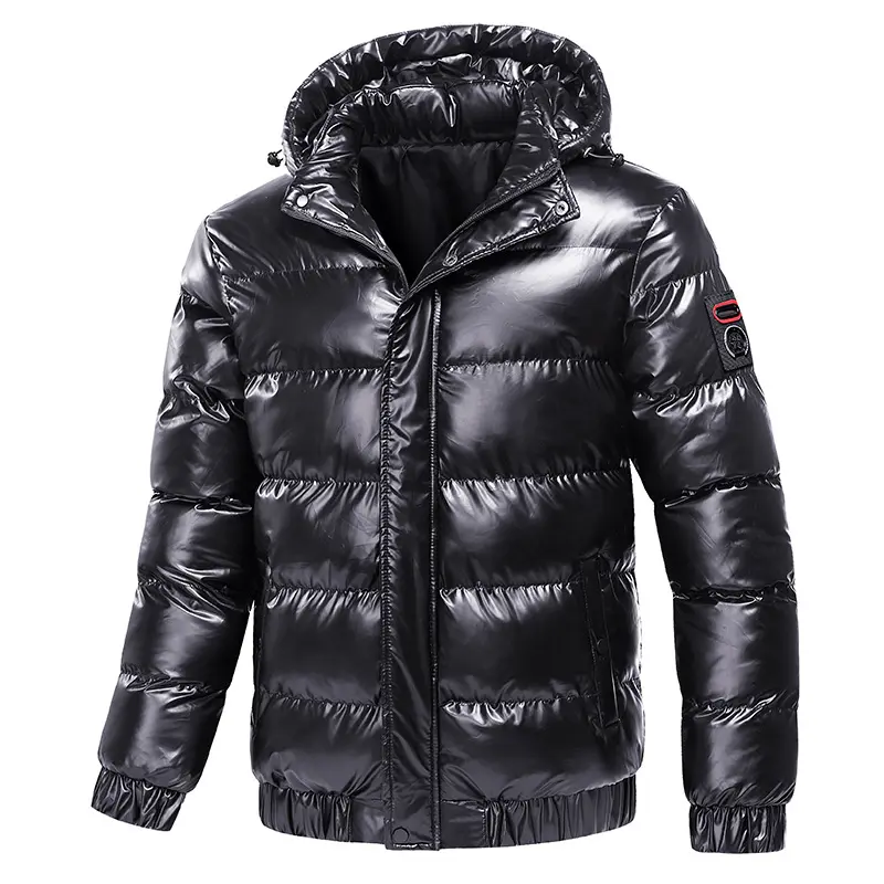 Oem Custom Printed Outdoor Male Padded Bubble Warm Winter Men Coats Puffer Jacket For Man