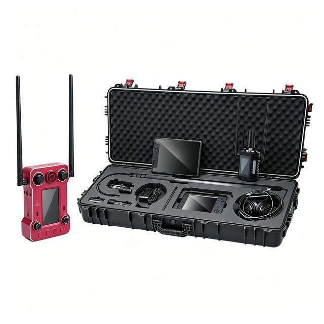 Multifunction Life Detection System 8-inch Display IP67 Protection Wireless Audio Video Acoustic Vibration Search Rescue 1 Year