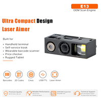Módulo de Escáner de Código de Barras OEM E13, Diseño Ultracompacto, TTL/USB COM, Rendimiento de Escaneo Ultra Alto, Terminal Móvil 1D/2D