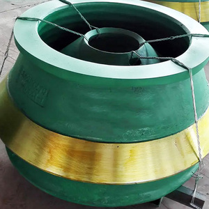 Pièces de rechange pour concasseurs de pierre à cône CH440 CC300 pour équipements miniers : Revêtement de bol, manteau et concave - Product Image 1