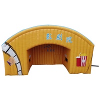 Écran de cinéma gonflable géant personnalisé, imperméable, durable, portable, facile à installer, tente dôme publicitaire, salle de sport en PVC