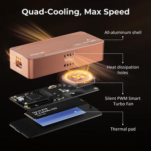 TESmart SSD Kutusu USB4 80 Gbps PCIe 5.0 NVMe Harici M.<span class=keywords><strong>2</strong></span> SSD Muhafazası Thunderbolt 5 / 4 / <span class=keywords><strong>3</strong></span> Uyumlu 7000 MB/s'ye Kadar - Product Image 6