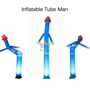 Super Castle - <span class=keywords><strong>Hombre</strong></span> Inflable de PVC Personalizado para Publicidad y Promoción, <span class=keywords><strong>Hombre</strong></span> Ondulante de 6 Metros, Sky Dancer para Publicidad Exterior con Logotipo Personalizado - Product Image 2
