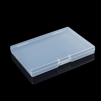 Boîte en plastique PP transparente rectangulaire transfrontalière Yiwu pour accessoires de quincaillerie, rangement de bijoux, papeterie plate et pêche
