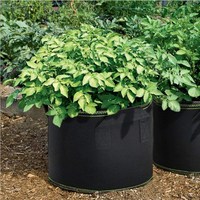 Sac de plantation de pommes de terre, tomates et laitue 1-40 gallons sac de croissance fibre de polyester respirant marque personnalisable