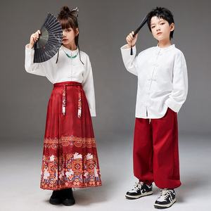 Traje de Danza Clásica China 2026, Traje de Actuación Estilo Chino para Niños, Falda de Caballo para Niña, Traje para Niño - Product Image 2