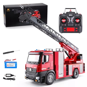 <span class=keywords><strong>Camion</strong></span> de pompiers HUINA 1561 <span class=keywords><strong>2022</strong></span>, 2,4 GHz, échelle 1/14, 22 canaux, télécommandé, avec échelle extensible, simulation de voiture, pulvérisation d'eau - Product Image 6