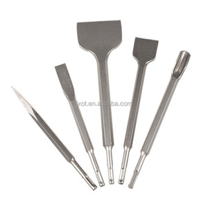 Ciseau de sculpture à froid industriel de qualité professionnelle pour bricoleur, avec marteau SDS Plus et pointe plate large pour travaux de maçonnerie - Product Image 3