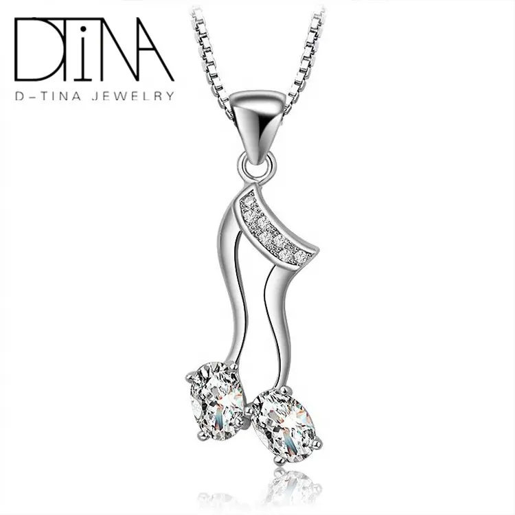 DTINA Commercio All'ingrosso Dei Monili Creativo Nota Musicale Del Pendente 925 Gioielli Ciondolo In Argento 925 Collana In Argento Sterling