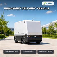 Camionnette électrique intelligente sans conducteur 2T pour la livraison urbaine, la logistique et la distribution, plateforme robotisée