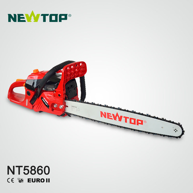Newtop Chainsaw 58cc Professional Model 5800 for Big Tree Cutting
