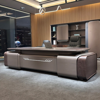 Nouveau bureau de patron minimaliste haut de gamme, bureau du président, bureau du président