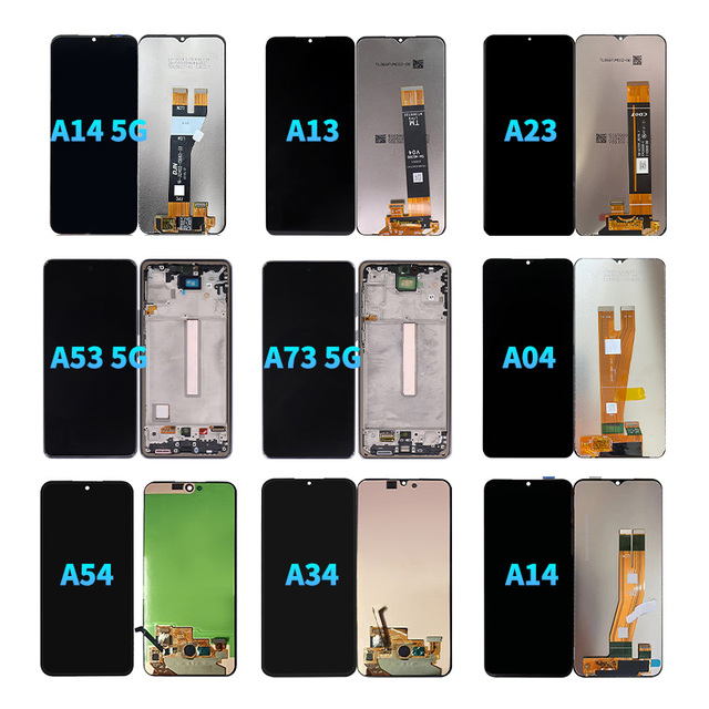 Screen Replacement Lcds for Samsung A10 A12 A13 A14 A23 A22 A32 A33 A34 A50 A51 A53 A54 A73 5G Touch Display Digitizer Assembly
