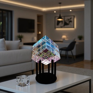 Attrape-soleil <span class=keywords><strong>Magik</strong></span> Chroma Cube, décoration de table en cristal - Product Image 4