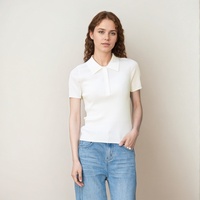 T-shirts d'été pour femmes de qualité supérieure à manches courtes de style décontracté pour polos T-shirts tricots doux par fabricant