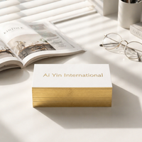 Cartes de visite professionnelles haut de gamme personnalisées avec logo en feuille d'or sur carton de qualité supérieure pour entreprises