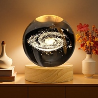 Boules de cristal gravées au laser 3D de 6 cm et 8 cm, vente en gros directe d'usine Small Bridge