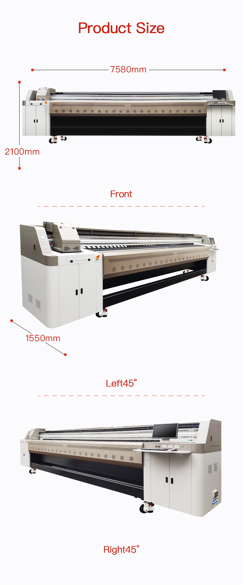 MT Digital Wide Format advertising Printer For Billboard MT-SF5306/4