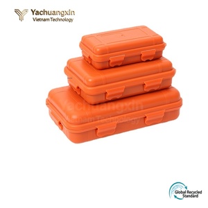 Juego de 3 Cajas de Almacenamiento de Plástico Naranja Yachuangxin, Ecológicas con Estándar Global de Reciclaje - Product Image 6