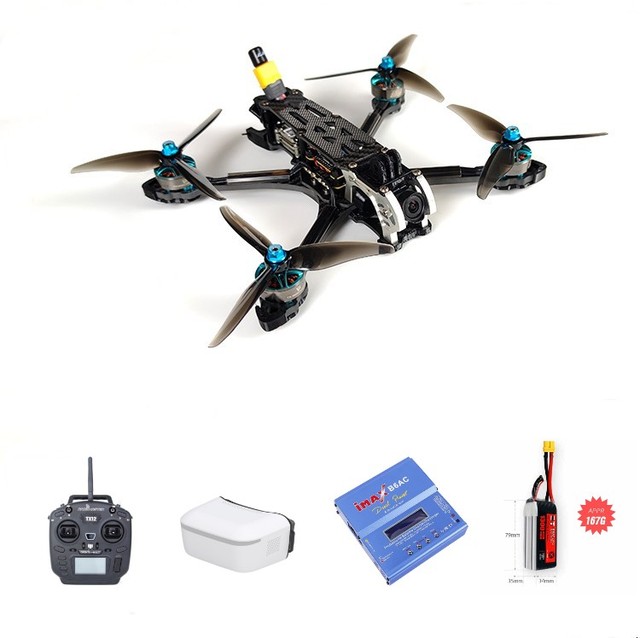 5inch High Grade Digital Version Fpv  Drone 5 Inch Kit Bnf Fpv Elrs Racing Drone Kit with Fpv Drones Goggles