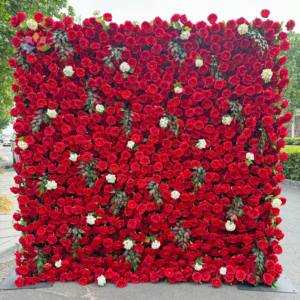 Panneau <span class=keywords><strong>de</strong></span> fond floral 3D S07 pour décoration <span class=keywords><strong>de</strong></span> mariage, hôtel, <span class=keywords><strong>salon</strong></span> – Mur <span class=keywords><strong>de</strong></span> fleurs artificielles en soie bleue à vendre ou à louer - Product Image 6