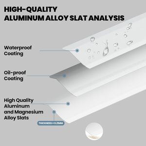 Tende Verticali a Doppio Strato in Lega di <span class=keywords><strong>Alluminio</strong></span> Isolate con Controllo Elettrico Scorrevole, Oscuranti, Antivento, con Batteria al Litio - Product Image 6