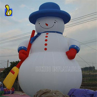 Ballon gonflable pour décoration extérieur, bonhomme de neige de noël, grande taille, 20FT
