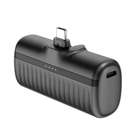 Vente en gros de chargeurs portables sans fil de type C ABS mini 5000 mAh 22,5 W à charge rapide, chargeur de voyage universel à charge rapide