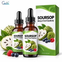 60 ml Gouttes liquides végétaliennes de corossol (Graviola) Formule végétale pure pour maintenir la fonction immunitaire chez l'adulte et l'apport nutritionnel quotidien