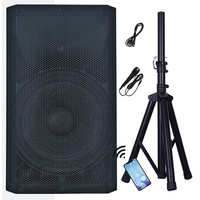 Bocina Profesional de 3000W con Woofer de 15" Sistema de Sonido para DJ/PA Line Array Inalámbrico Equipo de Karaoke con DSP Altavoz Activo Parlante