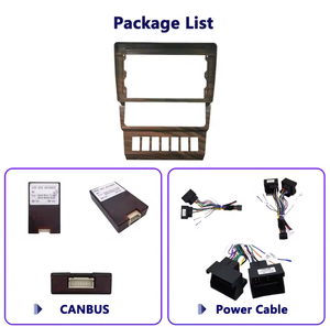 กรอบจอติดรถยนต์ Android ขนาด 9 นิ้ว สำหรับ Mercedes-Benz W124 E-Class ปี 1986-1995 สีไม้ พร้อมสายเคเบิล Canbus ชุดอุปกรณ์ครบชุด - Product Image 2