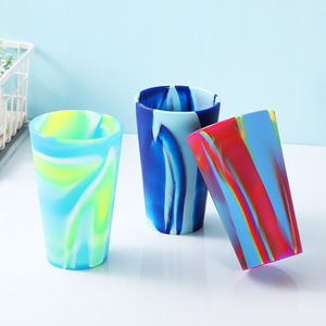 NUEVAS Tazas de Silicona para Bebés, Tazas de Silicona para Niños Pequeños, ODM OEM, Tazas de Silicona para Niños Pequeños para Camping al Aire Libre - Product Image 1