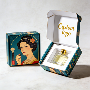 Caja <span class=keywords><strong>de</strong></span> Perfume Mini Vintage, Empaque Retro Premium, Cajas <span class=keywords><strong>de</strong></span> Papel <span class=keywords><strong>de</strong></span> Estilo Clásico, Caja <span class=keywords><strong>de</strong></span> Empaque para Set <span class=keywords><strong>de</strong></span> Cuidado Labial - Product Image 1