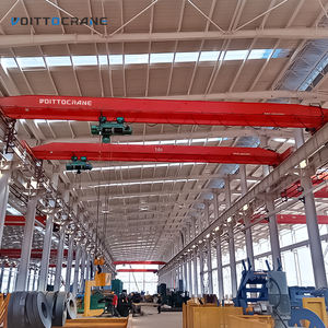 Grúa de puente de haz único modelo LD 5 toneladas 10 toneladas 16 toneladas 20 toneladas 25 toneladas grúa de viaje aérea - Product Image 2