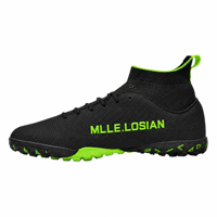 Chaussures de football personnalisées à tige haute, crampons de football de l'usine vérifiée du Fujian