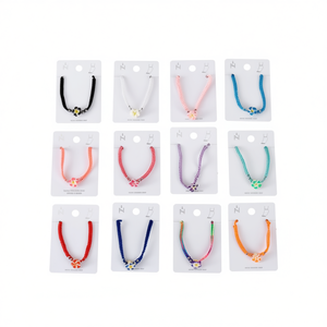 Tobillera de Moda con Diseño de Flores y Hilo Elástico, Joyería para Mujer - Product Image 1