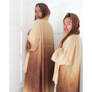 Abaya Brillante Personalizada para Madre e <span class=keywords><strong>Hija</strong></span> para Mujeres Musulmanas - Product Image 1