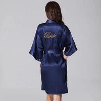 Robes de demoiselle d'honneur en satin brodé sur mesure robes de chambre de mariage douces pour la petite robe de mariée d'été simple
