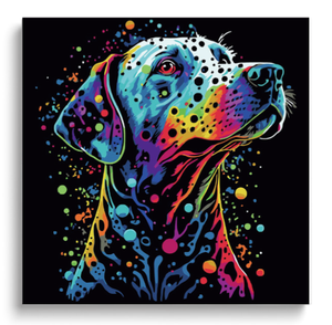 Kit Artistico Fai-<span class=keywords><strong>da</strong></span>-Te per Dipingere con i Numeri, Cane <span class=keywords><strong>Dalmata</strong></span> Colorato su Tela, Set per Pittura Animale Artigianale - Product Image 1