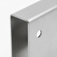Composants d'enceinte en acier inoxydable sur mesure, galvanisés, fabrication OEM de précision