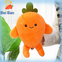 Jouets en peluche personnalisés OEM ODM, mignons légumes, carotte, poupées à griffes de 8 pouces, jouets en peluche