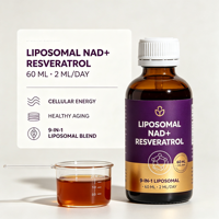 NAD Resveratrol Gouttes Liquides Cellulaires OEM ODM Marque Privée Vente en Gros Formule Personnalisée Formule Avancée pour Compléments Alimentaires