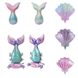 Globo de Aluminio con Forma de Cola de Sirena, Decoración para Fiestas de Navidad, Bodas, Cumpleaños Infantiles - Product Image 2