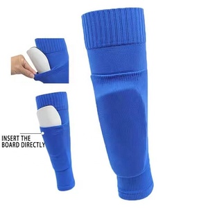 Manchon de compression haute performance pour mollets, chaussettes de sport fines, <span class=keywords><strong>protège</strong></span>-tibias de football avec poche pour adultes, adolescents et enfants, soutien des jambes pour le football - Product Image 1