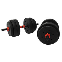 Kit d'haltères multifonctionnel réglable pour la musculation : haltères, barres et kettlebells