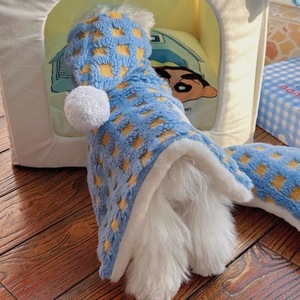 Ropa <span class=keywords><strong>protectora</strong></span> para <span class=keywords><strong>cachorros</strong></span> pequeños, gatitos, camisón de perro de peluche con forro polar cálido, capa de poliéster para <span class=keywords><strong>cachorros</strong></span> de Bichon para uso doméstico - Product Image 3