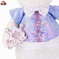 Peluche Zaves fabricant de poupées Valentine Bunny Party Favors r Garden robe de princesse de mariage décoration en peluche lapin mignon