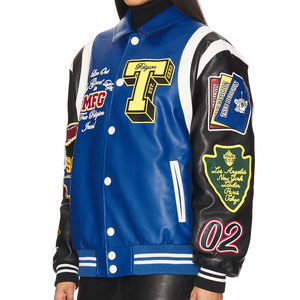 Latest Fashionable Hot Sale <b>Women</b> Baseball Varsity <b>Jacket</b> Stand Printed Canvas Winter Breathable <b>Lightweight</b> OEM Service - Product Image 6